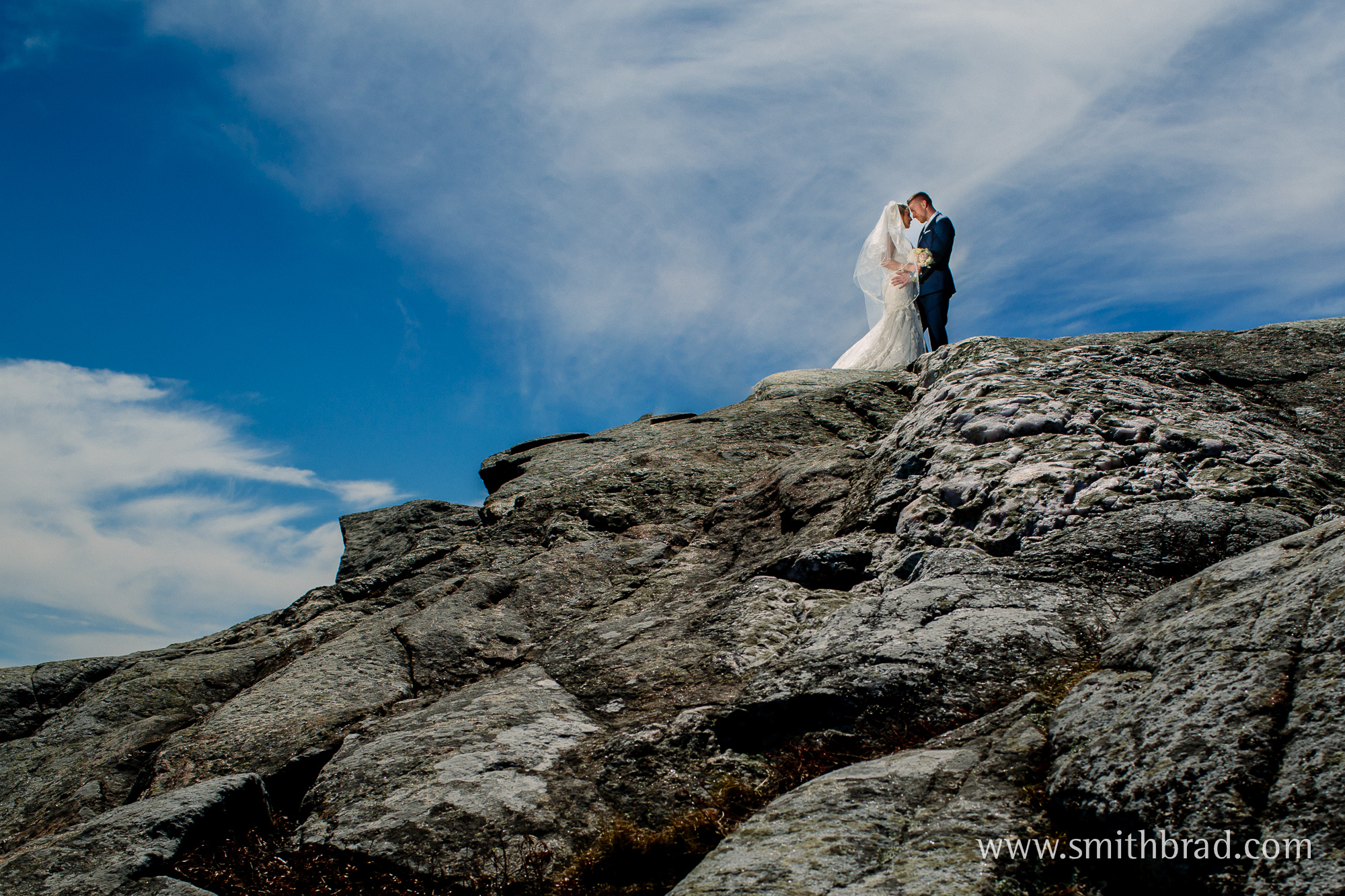 Adventure wedding photography Mount Monadnock New Hampshire-26