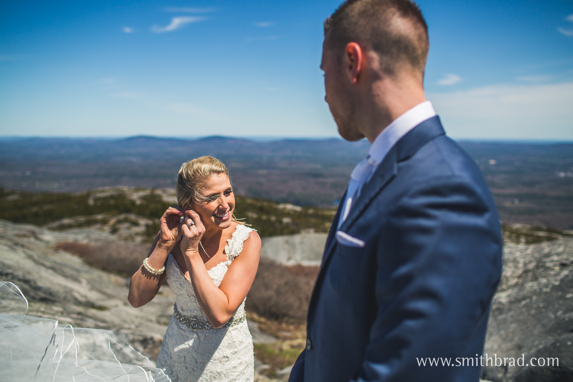 Adventure wedding photography Mount Monadnock New Hampshire-9